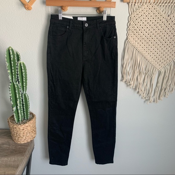 NWT Abrand Black Magic High Skinny Ankle Jeans - Picture 2 of 6